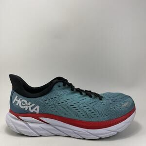 Hoka One One Clifton 8 Running Shoes Mens Size 11 D Blue Aquarelle Atheltic